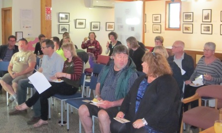 Chamber members chat prior to the session starting