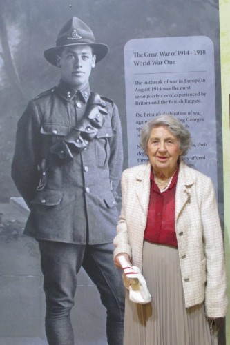 Joan Hawken and her father Orton Wallis - Photo by Kaz