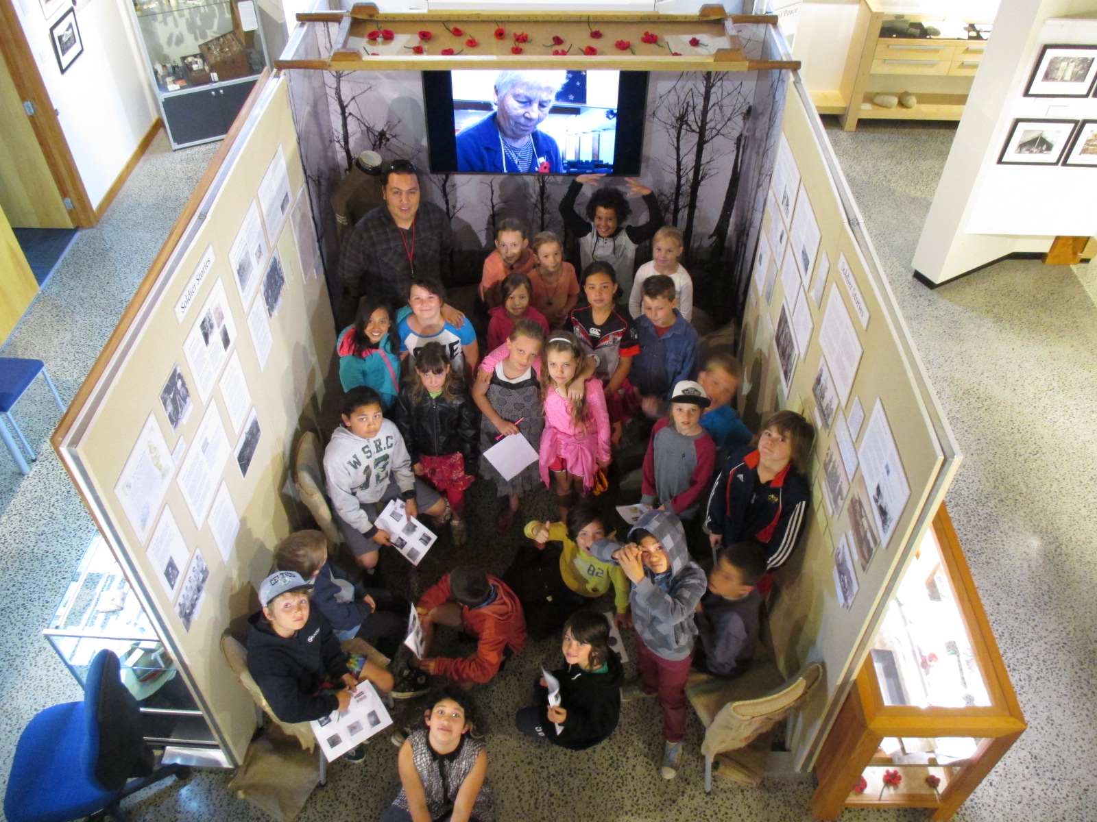 Matua Andre's class from Raglan Area School